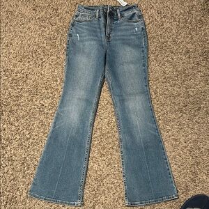 Old Navy Women's Blue Flared Jeans
